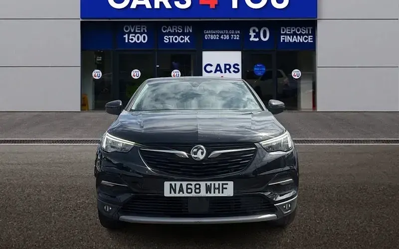 Used Vauxhall Grandland X Sport 131 HP (96 kW) 2018 Black SUV