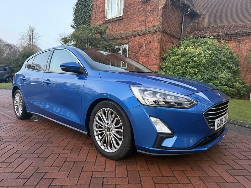 Used Ford Focus Titanium X 2019 Blue Hatchback