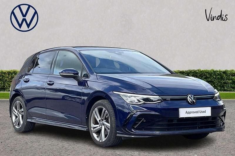 Blue Used 2022 VW Golf VIII R-line Hatchback | £20,924 (Fair price) - Image 1/3