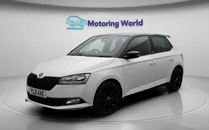 Used Skoda Fabia Monte Carlo 95 HP (69 kW) 2021 White Hatchback