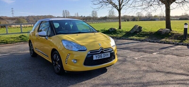 Yellow Used 2016 DS Automobiles DS3 Chic Hatchback | £3,395 (Good price) - Image 1/4