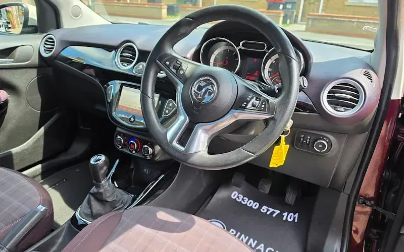 Used Vauxhall Adam Glam 87 HP (63 kW) 2013 Red Hatchback