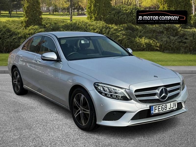 Used Mercedes C200 2018 Silver Sedan