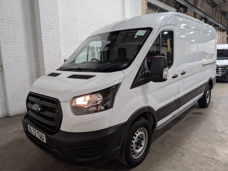 Used Ford Transit 128 HP (94 kW) 2022 Frozen white (solid colour)
