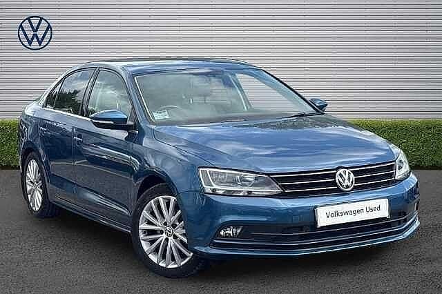 Used VW Jetta GT 150 HP (110 kW) 2015 Blue Sedan