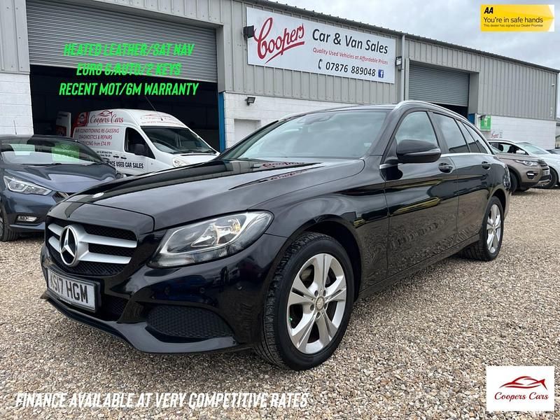 Black Used 2017 Mercedes C200 Executive Estate | £9,495 (Super price) - Image 1/4