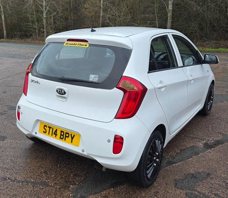 Used Kia Picanto 2014 White Hatchback