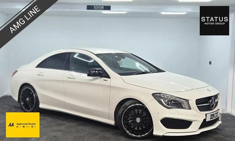 White Used 2015 Mercedes CLA220 AMG Sedan | £10,995 (Fair price) - Image 1/4