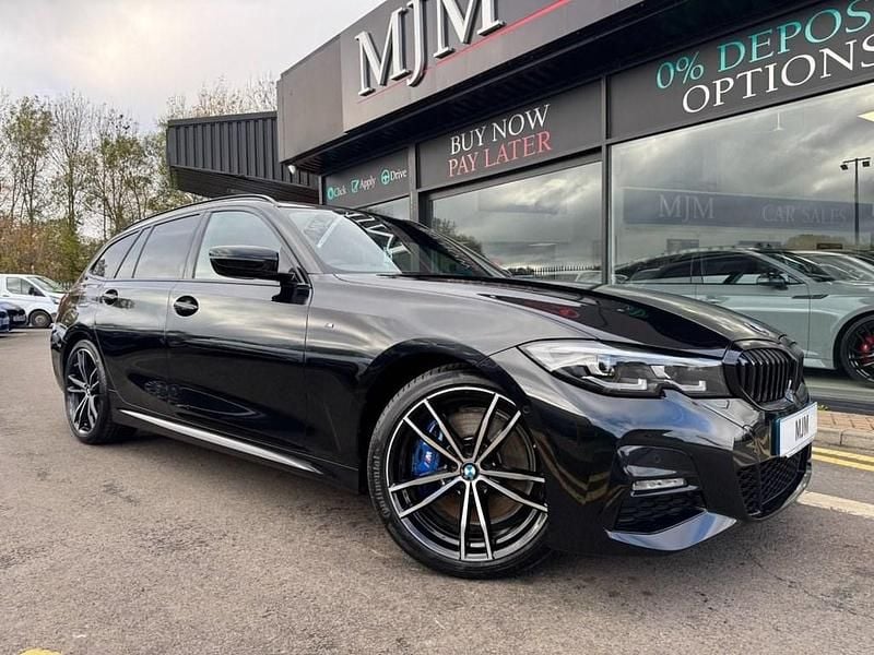 Black Used 2021 BMW 318 M Sport Estate | £24,990 (Expensive) - Image 1/4