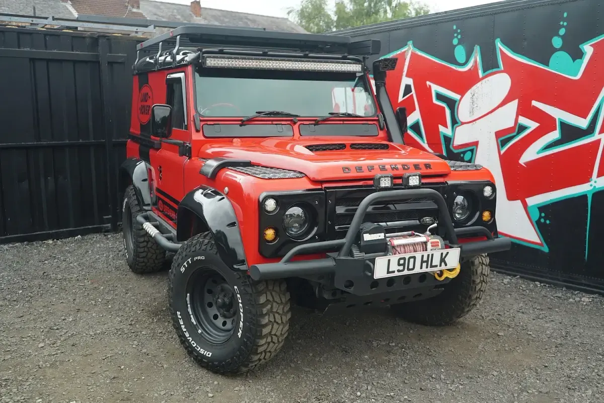 Used Land Rover Defender 1993 Red SUV
