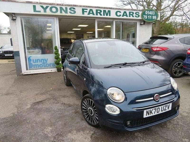 Used Fiat 500 Launch Edition 70 HP (51 kW) 2020 Blue Hatchback