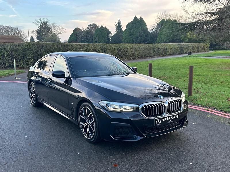 Used BMW 520 M Sport 2021 Black Sedan