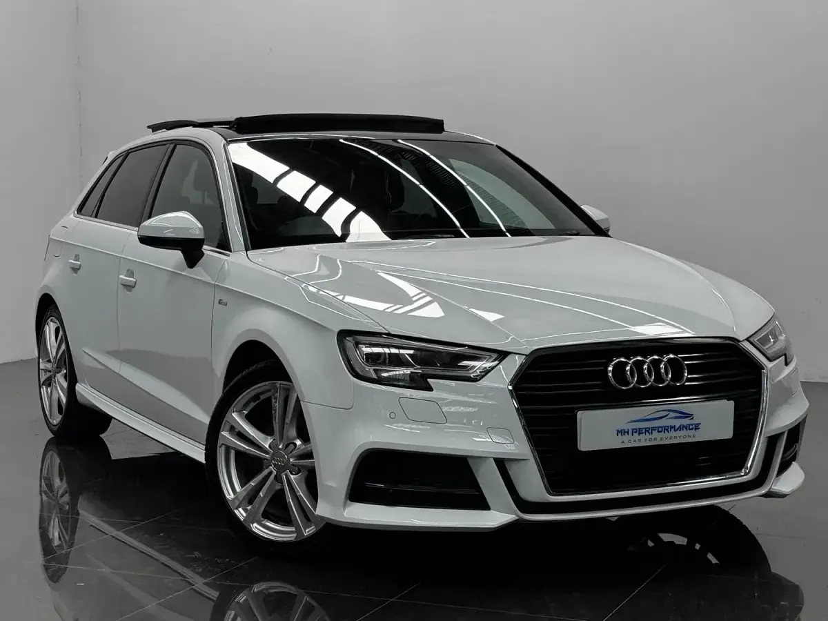 Used Audi A3 S-Line 2016 White Hatchback