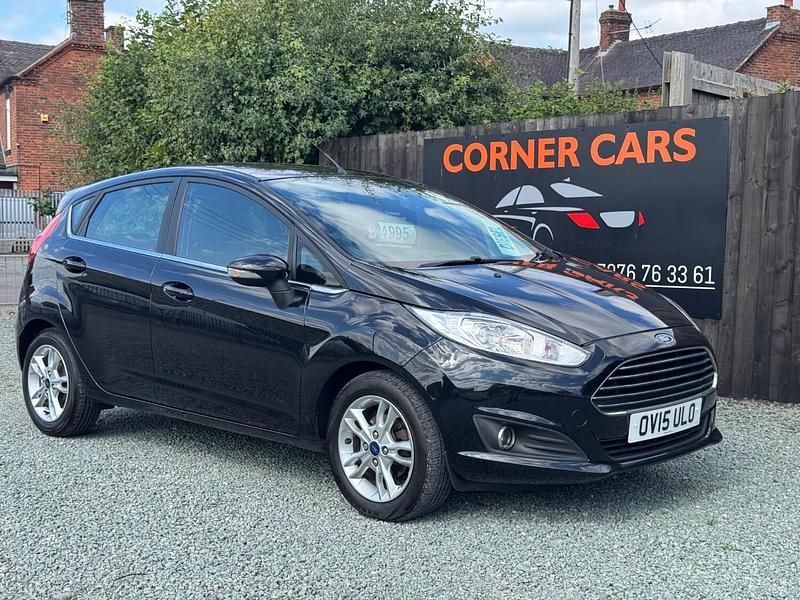 Used Ford Fiesta Zetec 2015 Black Hatchback