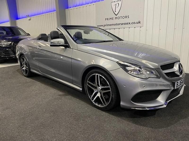 Silver Used 2014 Mercedes E250 AMG line Cabriolet | £12,489 (Fair price) - Image 1/4
