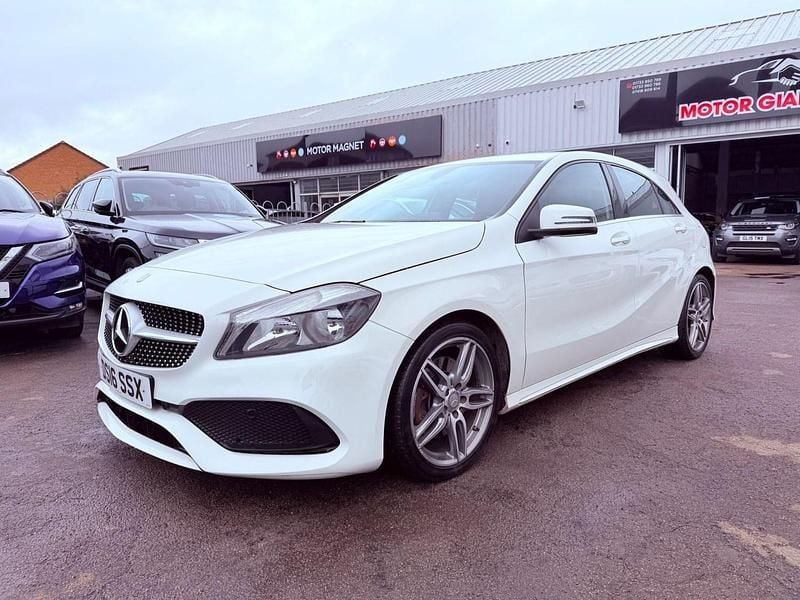 Used Mercedes A220 AMG line 2016 White Hatchback