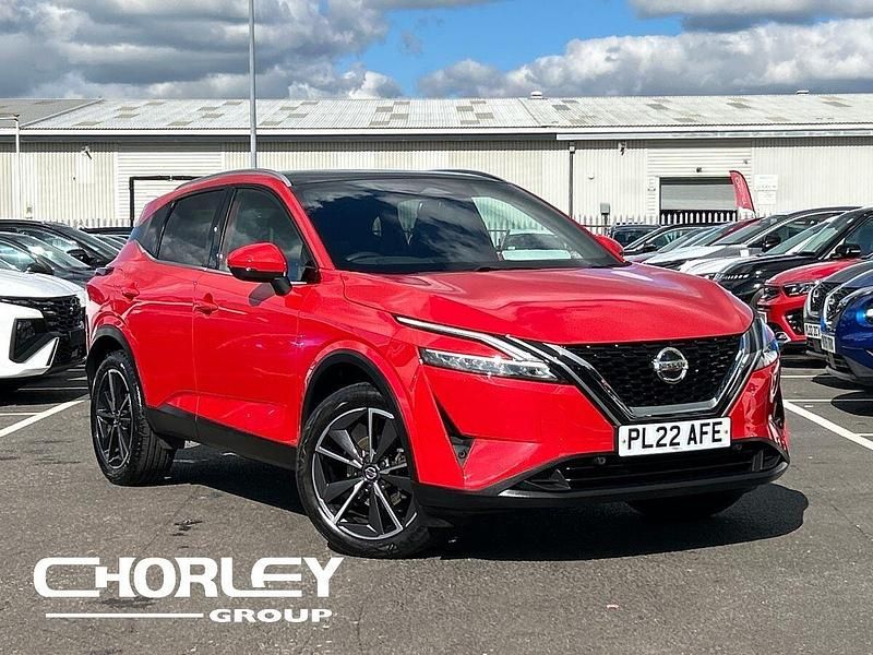 Red Used 2022 Nissan Qashqai Tekna SUV | £19,628 (Expensive) - Image 1/4