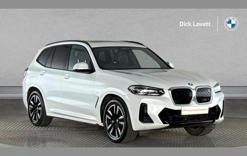 White Used 2022 BMW iX3 M Sport SUV | £27,500 (Fair price) - Image 1/4