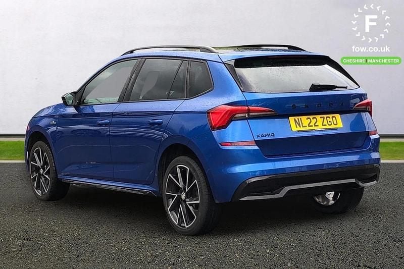 Used Skoda Kamiq Monte Carlo 150 HP (110 kW) 2022 Blue SUV