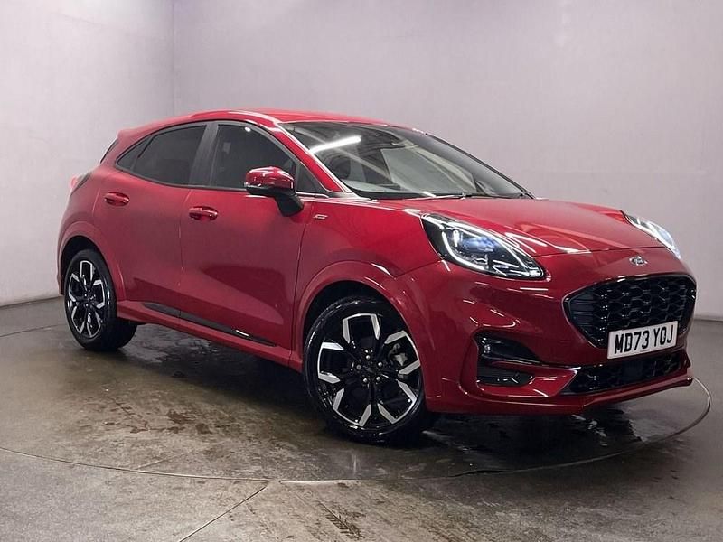 Red Used 2024 Ford Puma Gen-E ST-Line X Hatchback | £16,999 (Fair price) - Image 1/4