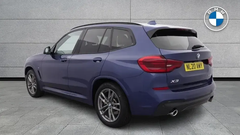Used BMW X3 M Sport 190 HP (139 kW) 2020 Blue SUV