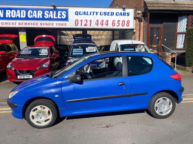 Used Peugeot 206 Style 60 HP (44 kW) 2003 Blue Hatchback