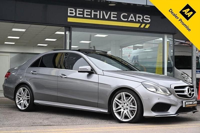 Silver Used 2015 Mercedes E350 AMG Line Premium Sedan | £10,750 (Fair price) - Image 1/4