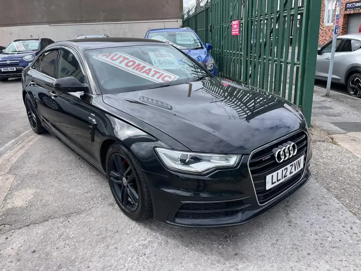 Used Audi A6 S-Line 204 HP (150 kW) 2012 Black Sedan