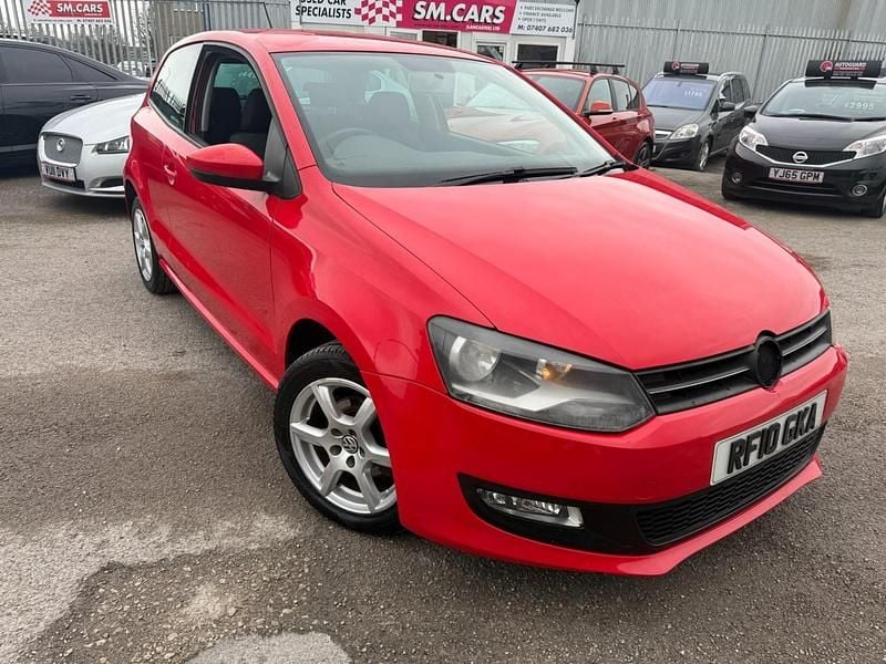 Begagnad VW Polo 70 HK (51 kW) 2010 Röd Halvkombi
