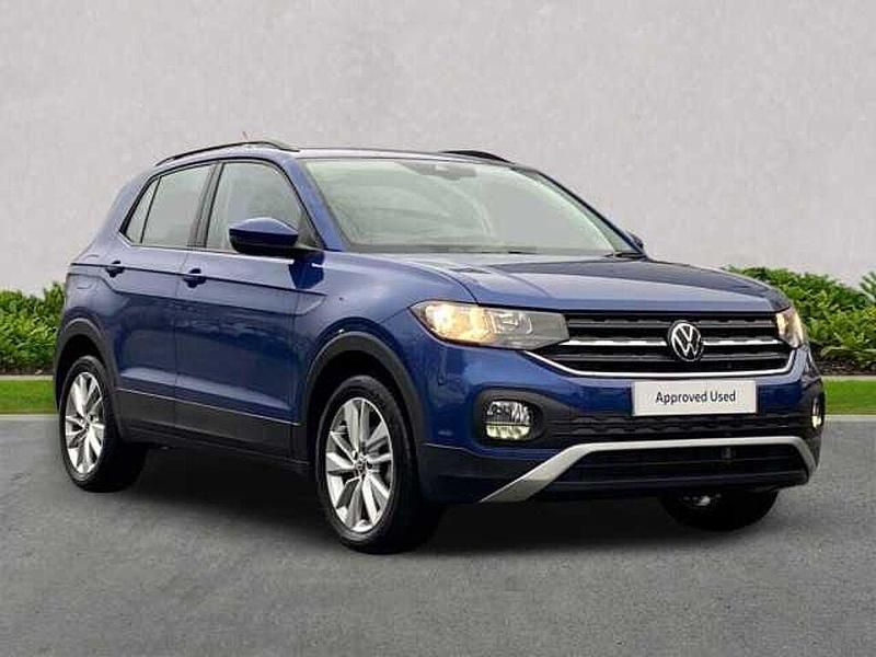 Blue Used 2022 VW T-Cross SE SUV | £18,998 (Fair price) - Image 1/4