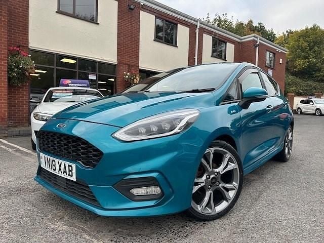 Blue Used 2018 Ford Fiesta ST-Line Hatchback | £6,988 (A bit pricey) - Image 1/4