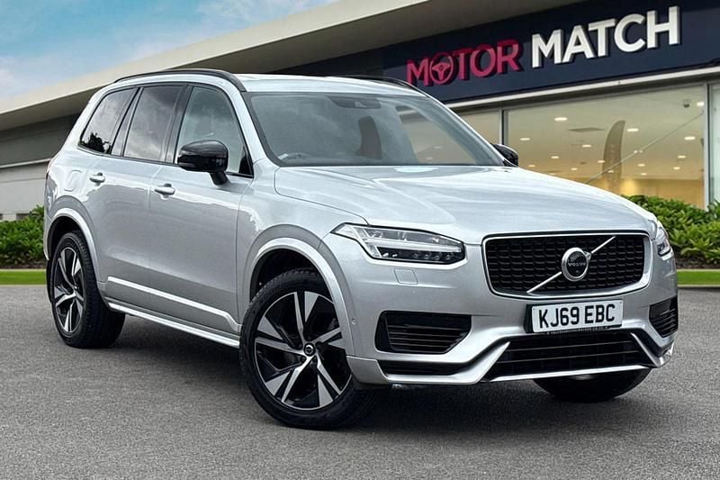 Silver Used 2020 Volvo XC90 R-Design SUV | £31,990 (Fair price) - Image 1/4