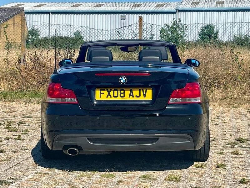 Used BMW 118 Cabriolet M Sport 2008 Black Cabriolet