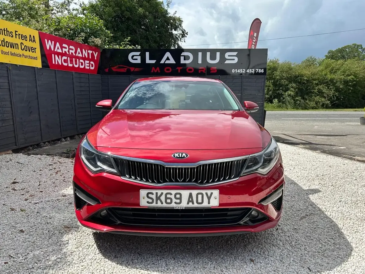 Used Kia Optima 134 HP (98 kW) 2019 Red Sedan