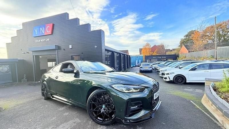 Green Used 2022 BMW 420 M Sport Coupe | £29,491 (Good price) - Image 1/4