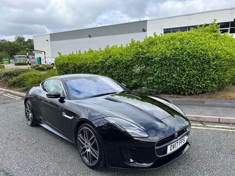 Black Used 2017 Jaguar F-Type R-Dynamic Coupe | £33,500 (Fair price) - Image 1/4