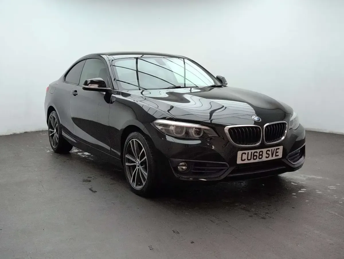 Used BMW 218 Sport Line 134 HP (98 kW) 2018 Black Coupe