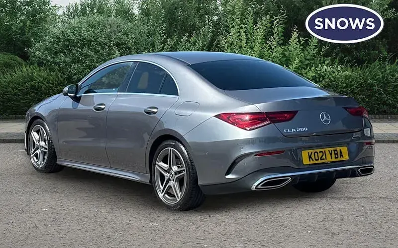 Used Mercedes CLA200 AMG line 163 HP (119 kW) 2021 Grey Coupe