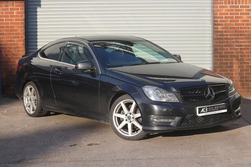 Black Used 2012 Mercedes C220 AMG Coupe | £5,490 (Fair price) - Image 1/4