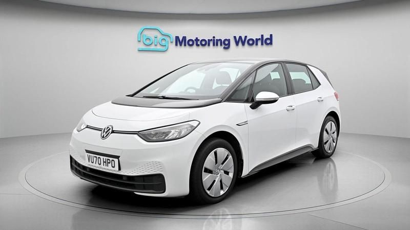 Used VW ID.3 Pro Performance 150 kW (204 HP) 2020 White Hatchback