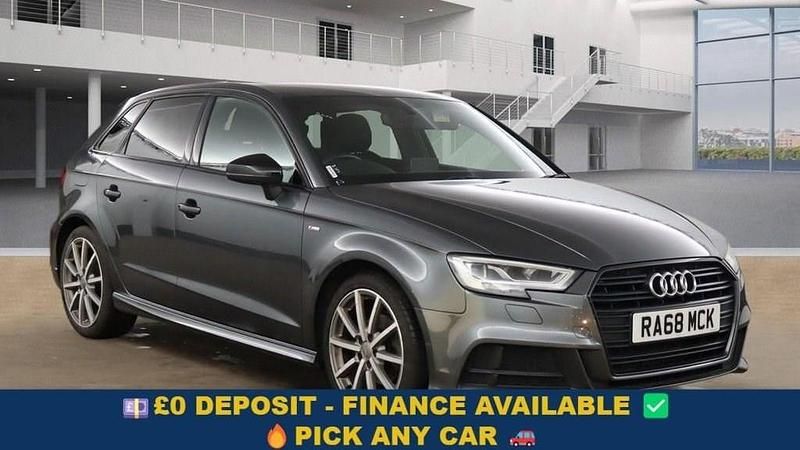 Grey Used 2019 Audi A3 Sportback Black Edition Hatchback | £15,549 (Good price) - Image 1/4