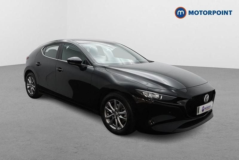 Black Used 2025 Mazda 3 Center-Line Hatchback | £16,899 (Good price) - Image 1/4