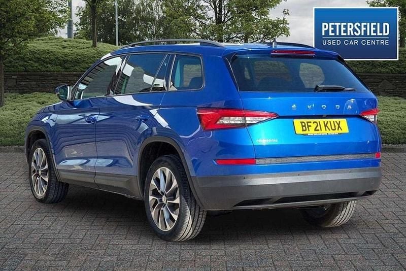 Used Skoda Kodiaq SE Drive 147 HP (108 kW) 2021 Blue SUV