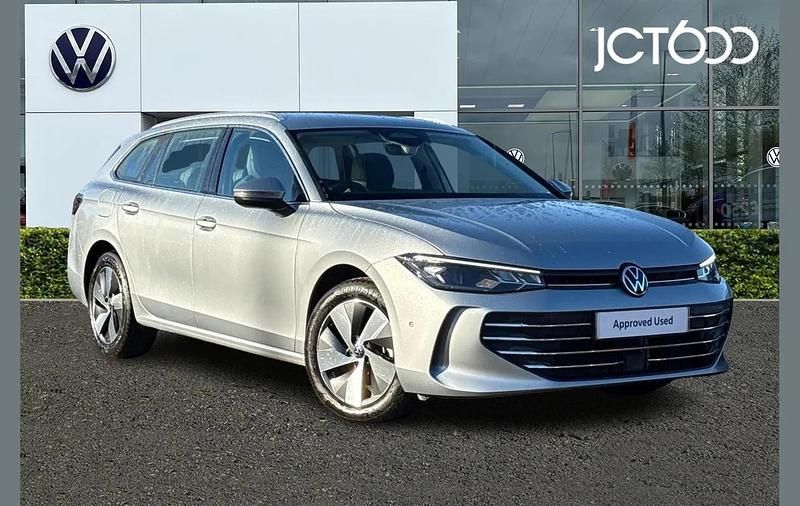 Silver Used 2024 VW Passat Life Estate | £27,057 (Expensive) - Image 1/4
