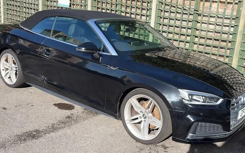 Black Used 2019 Audi A5 Cabriolet S-Line Cabriolet | £18,499 (Good price) - Image 1/1