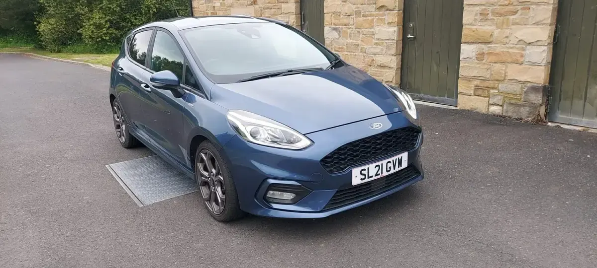 Used Ford Fiesta ST-Line 95 HP (69 kW) 2021 Blue Hatchback
