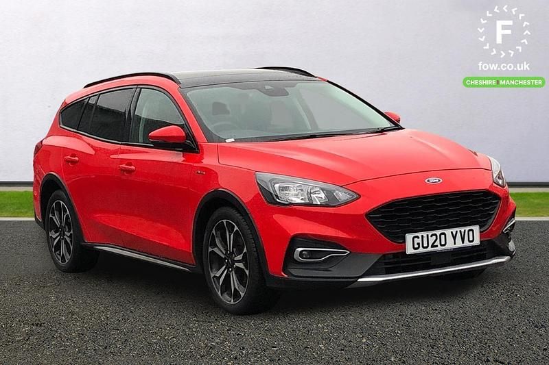 Red Used 2020 Ford Focus Active X Estate | £15,399 (Fair price) - Image 1/4