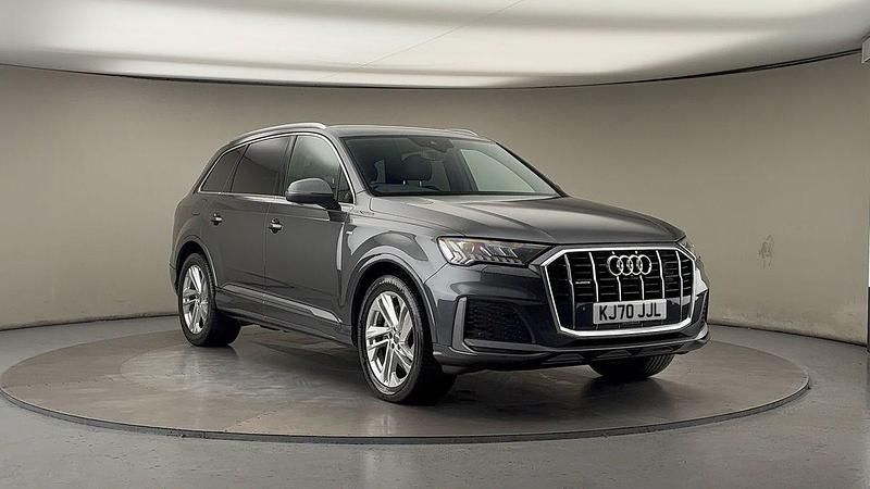 Daytona gray pearlescent Used 2020 Audi Q7 S-Line SUV | £35,500 (Fair price) - Image 1/4