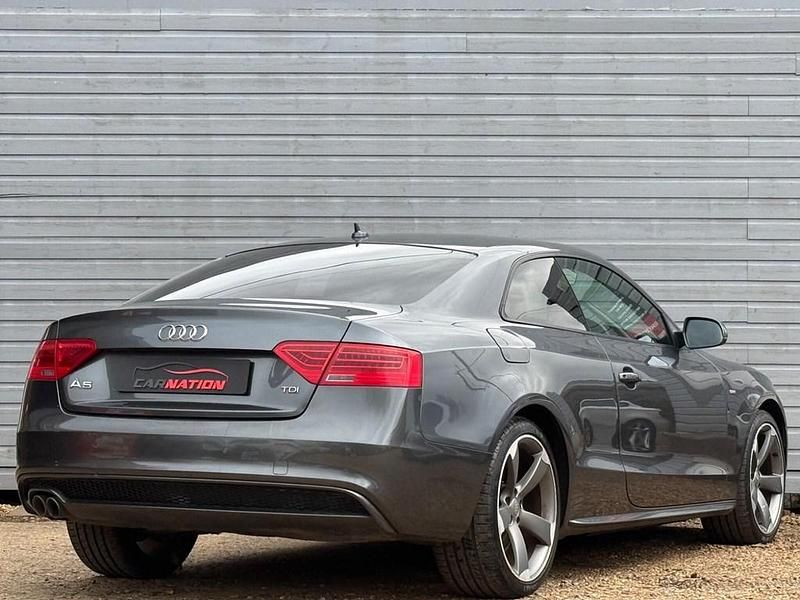 Used Audi A5 Black Edition 177 HP (130 kW) 2013 Grey Coupe