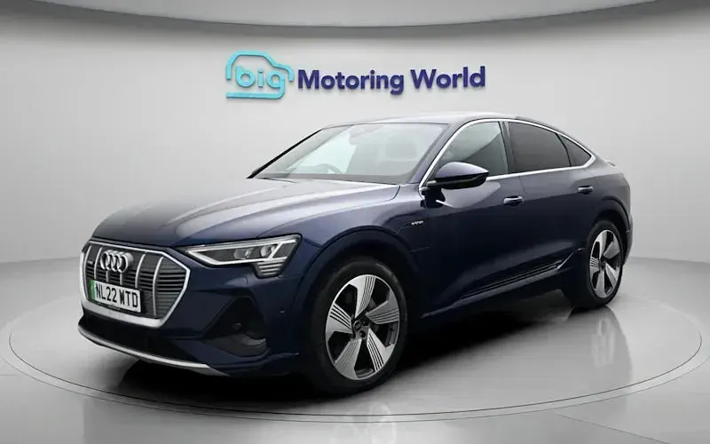Used Audi e-tron Sportback S-Line 300 kW (408 HP) 2022 Blue SUV